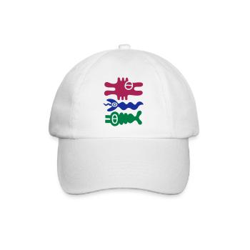 Maritime Wesen - Baseballkappe - Weiß/Weiß - Vorne
