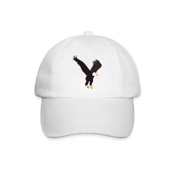 Weisskopfseeadler - Baseballkappe - Weiß/Weiß - Vorne