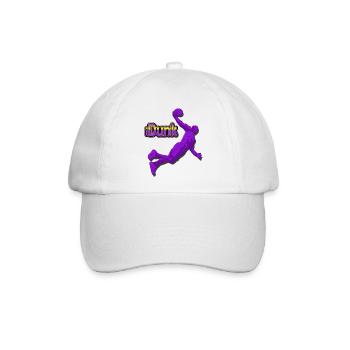 BasketBall - Baseballkappe - Weiß/Weiß - Vorne