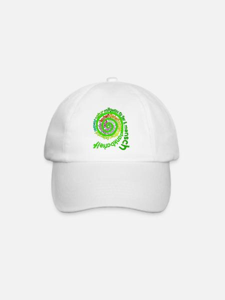 spiral - Baseballkappe - Weiß/Weiß