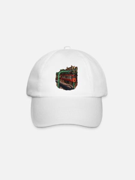 Kaiserwagen-TShirt - Baseballkappe - Weiß/Weiß