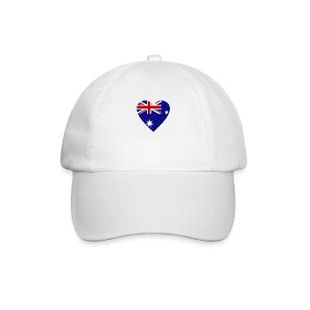 Australia - Baseballkappe - Weiß/Weiß - Vorne