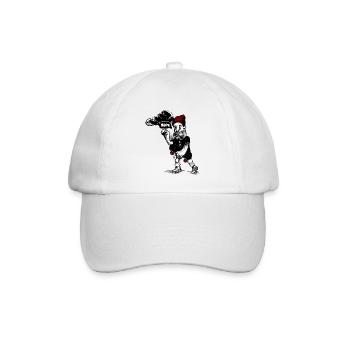 Skater - Baseballkappe - Weiß/Weiß - Vorne