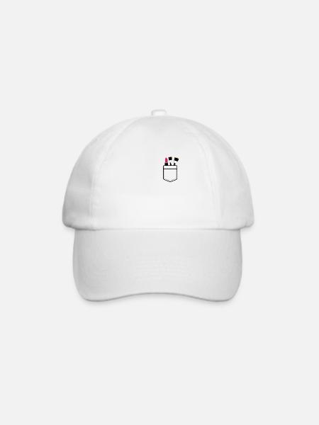 Kosmetikerin Kosmetik Beruf Job Shirt Geschenk - Baseballkappe - Weiß/Weiß