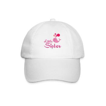 Kleine Schwester - Baseballkappe - Weiß/Weiß - Vorne