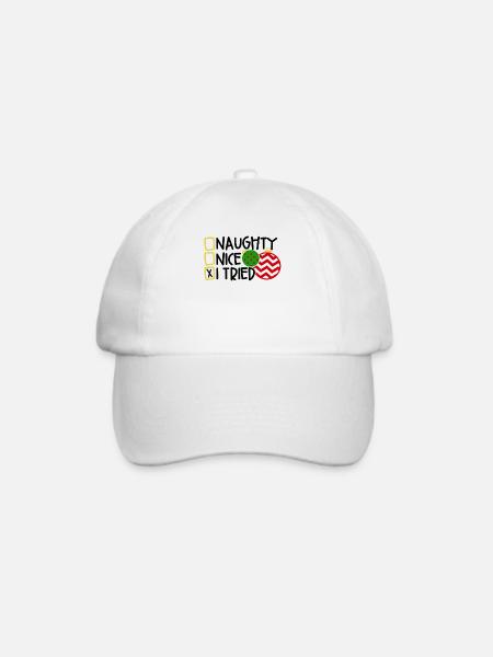 Weihnachten - Baseballkappe - Weiß/Weiß