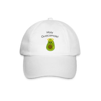Holy Guacamole! / Geschenk Idee - Baseballkappe - Weiß/Weiß - Vorne
