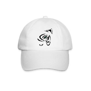 Tribal Tiger 2 - Baseballkappe - Weiß/Weiß - Vorne