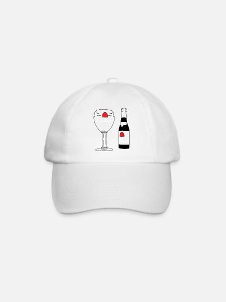 Belgian Beer - Baseballkappe - Weiß/Weiß