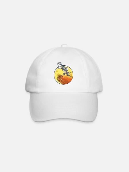 Einhorn lustig witzig Geschenk Geburtstag süß - Baseballkappe - Weiß/Weiß
