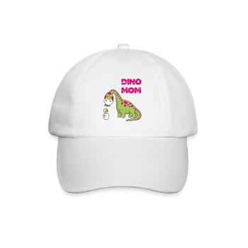 Dino Mutter Muttertag T-Shirt Mutter Tag Tee - Baseballkappe - Weiß/Weiß - Vorne