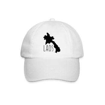 Laos - Baseballkappe - Weiß/Weiß - Vorne