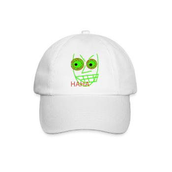 witziger Spruch für Jugendliche Geschenk kinder - Baseballkappe - Weiß/Weiß - Vorne