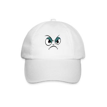 Böser Blick - Baseballkappe - Weiß/Weiß - Vorne