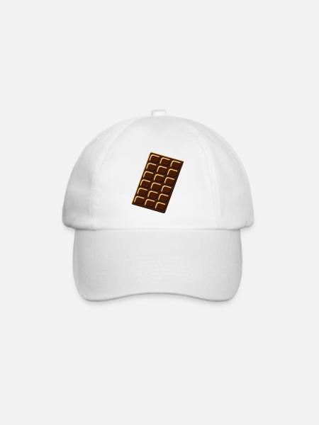 chocolate - Baseballkappe - Weiß/Weiß