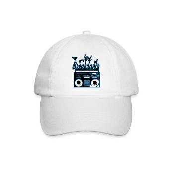 breakdance - Baseballkappe - Weiß/Weiß - Vorne