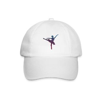 Ballett Tanzen Freundin Ballerina Geschenk - Baseballkappe - Weiß/Weiß - Vorne
