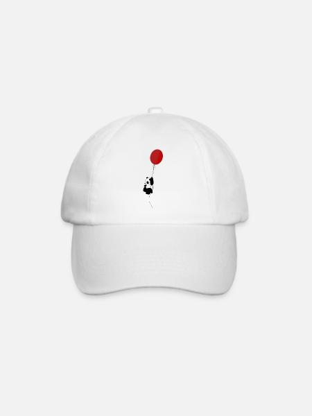 Panda - Baseballkappe - Weiß/Weiß
