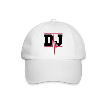 DJ Music Pulse - Baseballkappe - Weiß/Weiß - Vorne