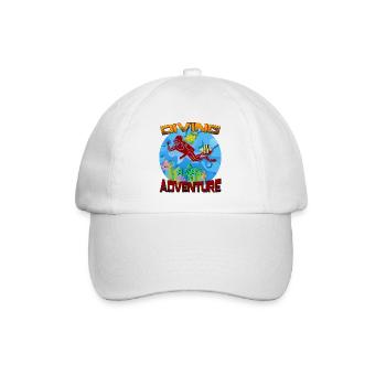 Taucher Tauchen - Baseballkappe - Weiß/Weiß - Vorne