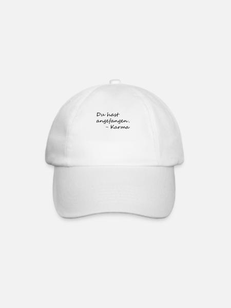 Karma - Baseballkappe - Weiß/Weiß
