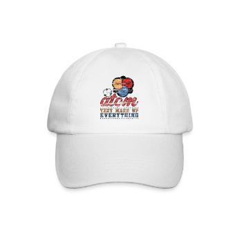 Science Wissenschaft Atom Geschenk Student Physik - Baseballkappe - Weiß/Weiß - Vorne
