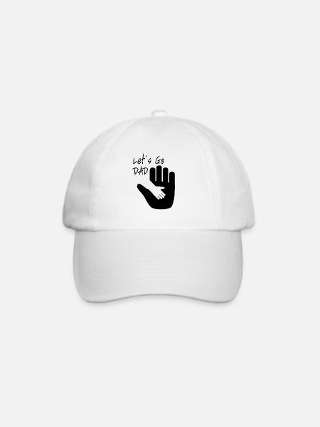 Gehen wir DAD - Baseballkappe - Weiß/Weiß
