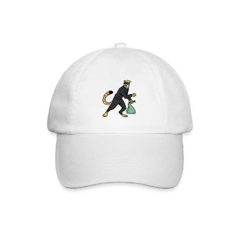 Robber Jaguar , Jaguar dieb - Baseballkappe - Weiß/Weiß - Vorne
