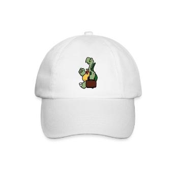 Worker Turtle - Baseballkappe - Weiß/Weiß - Vorne