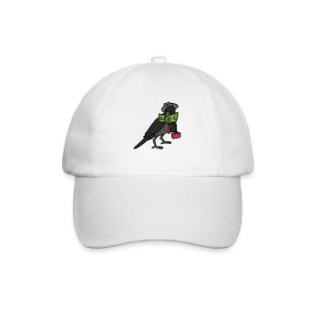 Broker Crow - Baseballkappe - Weiß/Weiß - Vorne