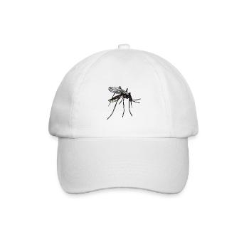 Moskito Mücke Insekten - Baseballkappe - Weiß/Weiß - Vorne