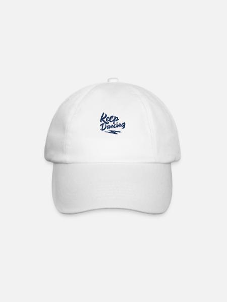 Tänzer - Baseballkappe - Weiß/Weiß