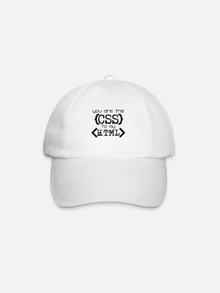 Css zu Html - Baseballkappe - Weiß/Weiß