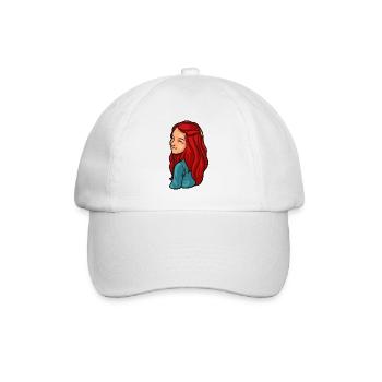 Rote Haare Rotschopf Rothaarig Rotes Haar Geschenk - Baseballkappe - Weiß/Weiß - Vorne