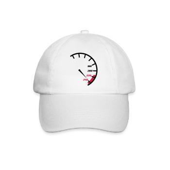 tacho - Baseballkappe - Weiß/Weiß - Vorne