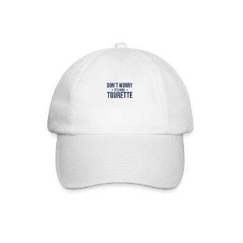 Tick Tourette Syndrom Tourettesyndrom Behinderung - Baseballkappe - Weiß/Weiß - Vorne