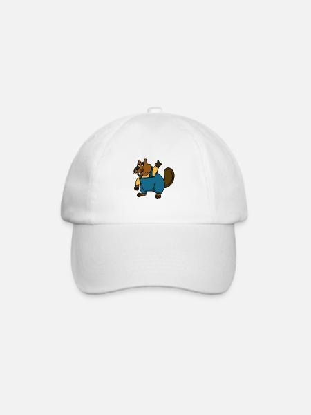Bad Finger Beaver - Baseballkappe - Weiß/Weiß