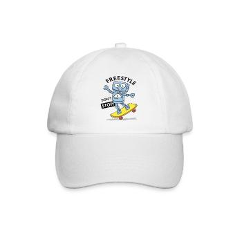 FREESTYLE DON´T STOP - Baseballkappe - Weiß/Weiß - Vorne