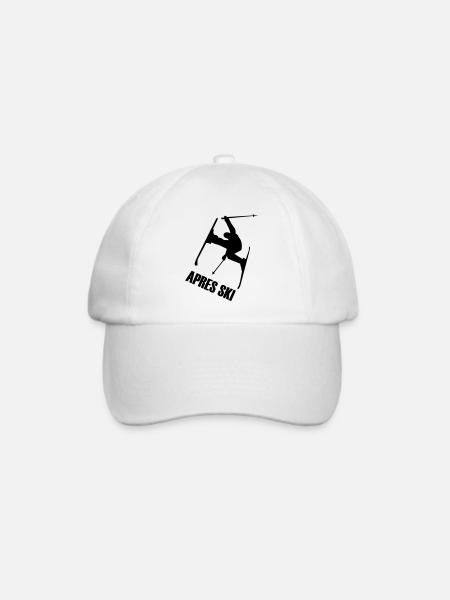 Skier - Baseballkappe - Weiß/Weiß