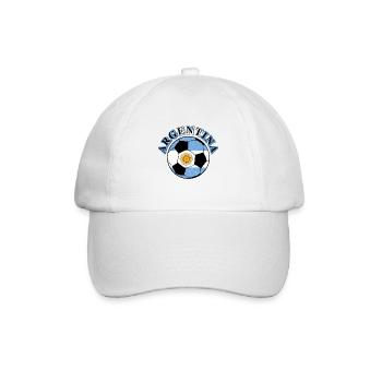 Soccer Argentina - Baseballkappe - Weiß/Weiß - Vorne