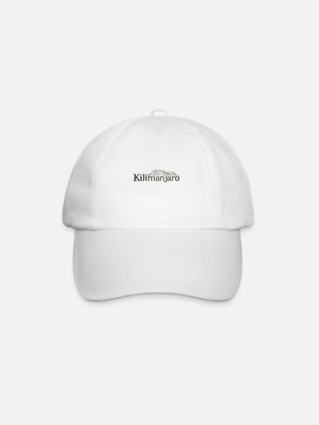 Berg Kilimanjaro Afrika Tansania - Baseballkappe - Weiß/Weiß