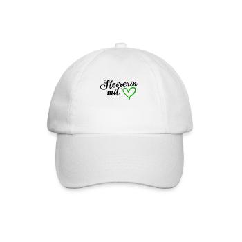 Steiermark Steirer Österreich Spruch Geschenk - Baseballkappe - Weiß/Weiß - Vorne