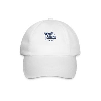 Rennfahrer - Baseballkappe - Weiß/Weiß - Vorne