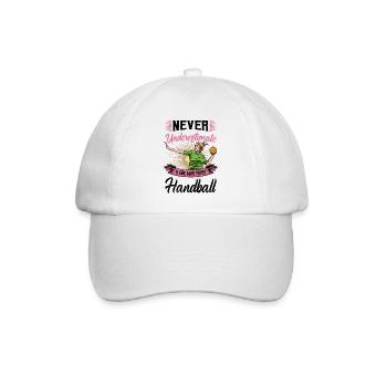 Handball - Baseballkappe - Weiß/Weiß - Vorne
