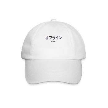 Offline Vaporwave - Baseballkappe - Weiß/Weiß - Vorne