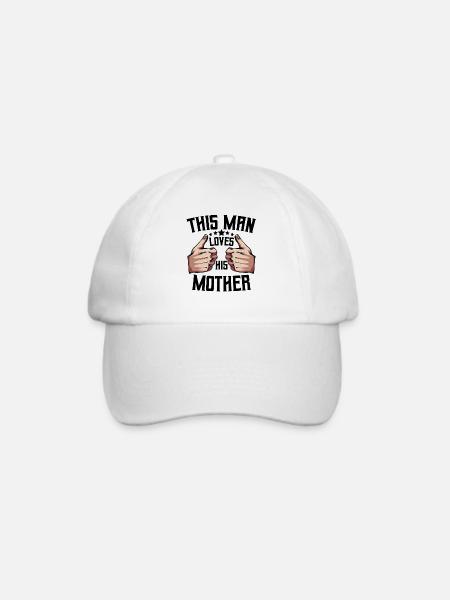 Mutter und Sohn - Baseballkappe - Weiß/Weiß