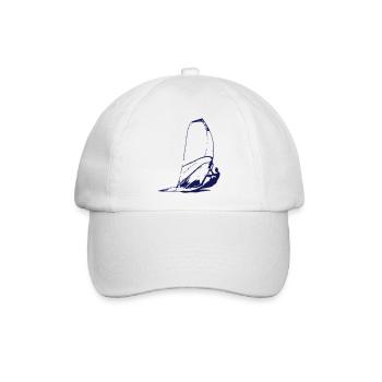 Windsurfing - Surfer - Baseballkappe - Weiß/Weiß - Vorne