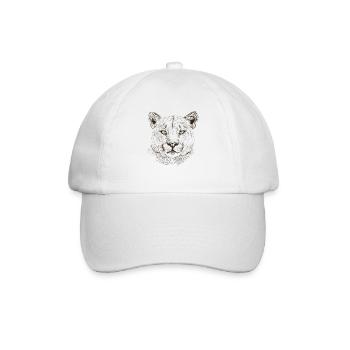 Wildkatze - Baseballkappe - Weiß/Weiß - Vorne