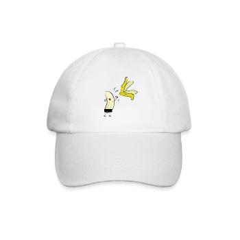 Nackte Banane - Baseballkappe - Weiß/Weiß - Vorne