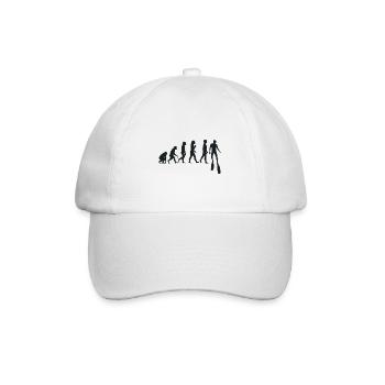 APNOE EVOLUTION Freitaucher Schnorchler Geschenk - Baseballkappe - Weiß/Weiß - Vorne
